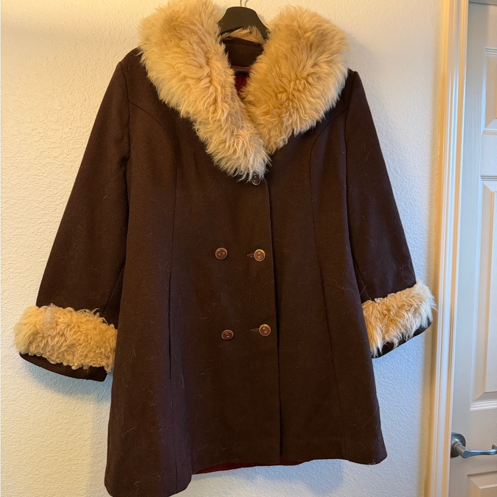 Vintage wool coat - Picture 3 of 6
